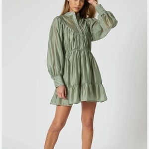 Elegant Green Women's Dress